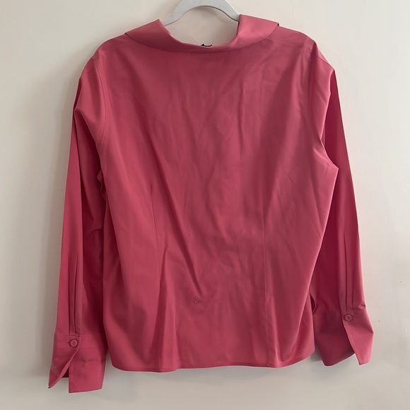 Talbots Wrinkle Resistant Button Down Vintage Pink Office Lorelai Gilmore 14 - Picture 4 of 4